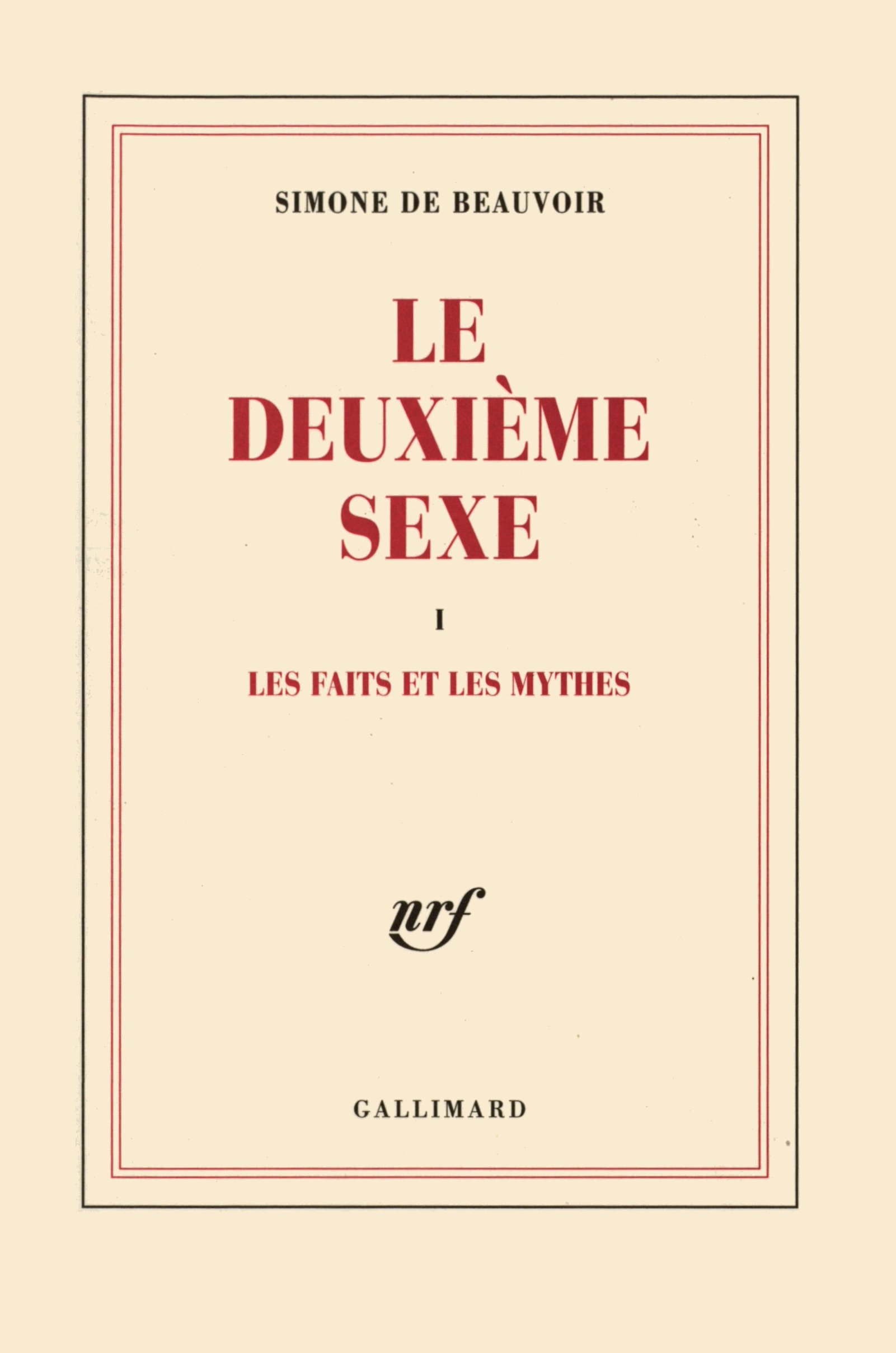 Couverture de Le Deuxieme Sexe